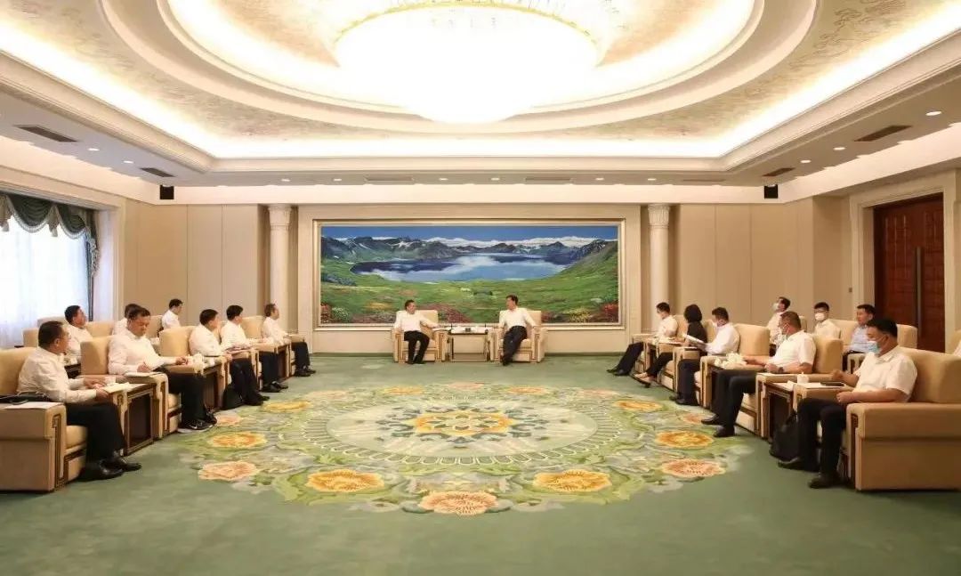 中國能建黨委書記、董事長宋海良拜會吉林省委常委、長春市委書記張志軍