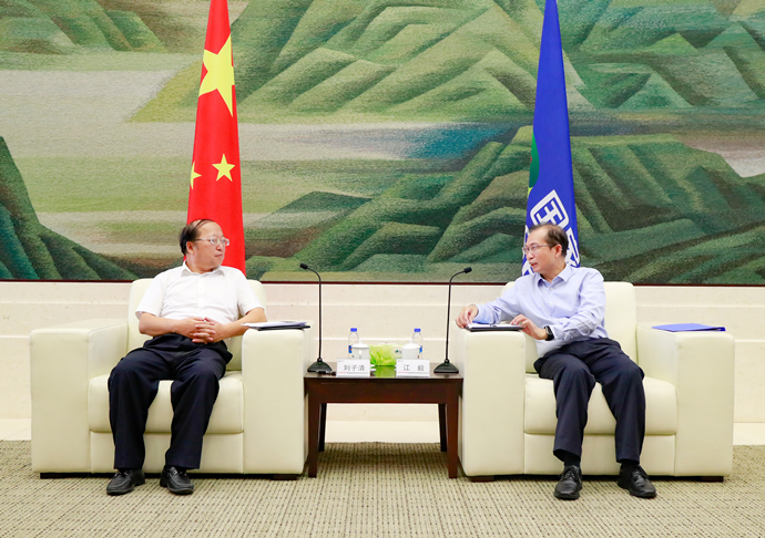 國家電投總經(jīng)理、黨組副書記江毅會見湖北省武漢市委常委、武漢經(jīng)開區(qū)工委書記劉子清