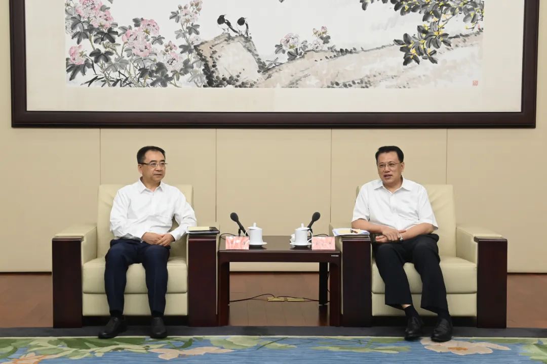 大唐集團公司黨組書記、董事長鄒磊拜會浙江省委書記、省人大常委會主任袁家軍
