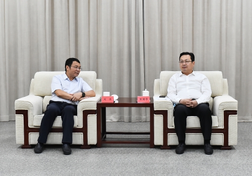 劉源拜會河北省委常委、副省長，雄安新區(qū)黨工委書記、管委會主任張國華