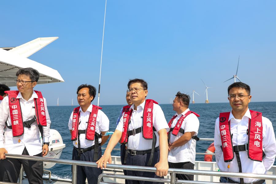 韓君赴廣東陽(yáng)江、福建福州調(diào)研三峽集團(tuán)海上風(fēng)電項(xiàng)目
