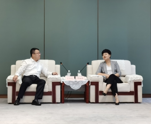 王小軍拜會廣西壯族自治區(qū)黨委常委、常務(wù)副主席蔡麗新