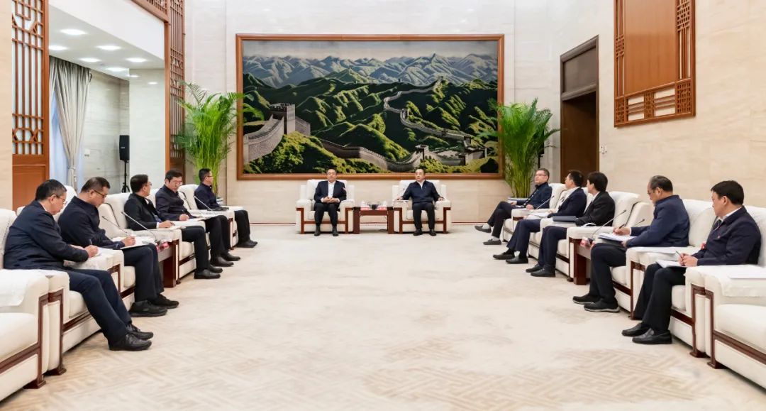 大唐集團黨組書記、董事長鄒磊會見哈電集團黨委書記、董事長曹志安