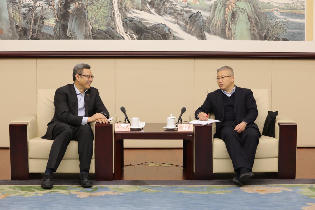國家電投黨組書記、董事長錢智民拜會浙江省委常委、常務副省長徐文光