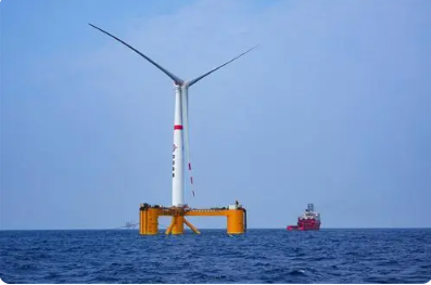 青島制造！我國首座深遠(yuǎn)海浮式風(fēng)電平臺“海油觀瀾號”完成海上安裝
