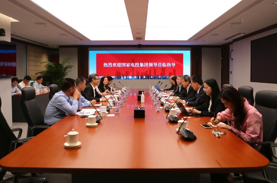 國家電投黨組書記、董事長錢智民與中信證券董事長張佑君會談