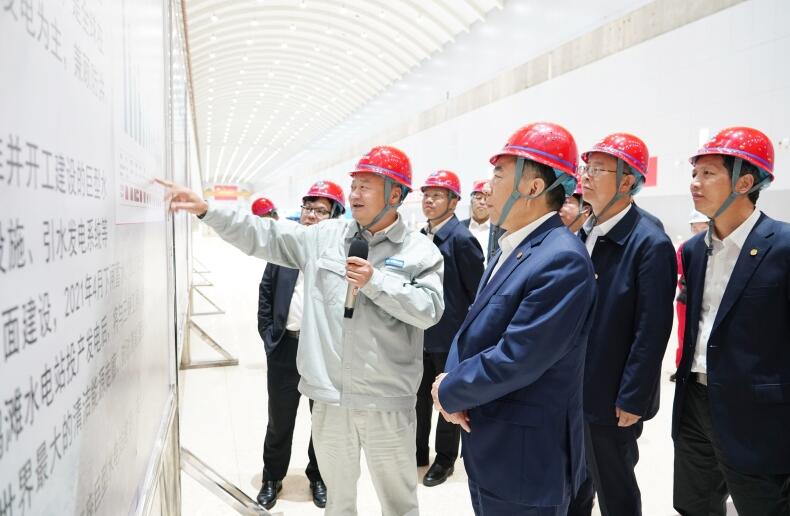 中國能建黨委書記、董事長宋海良赴白鶴灘水電站調(diào)研