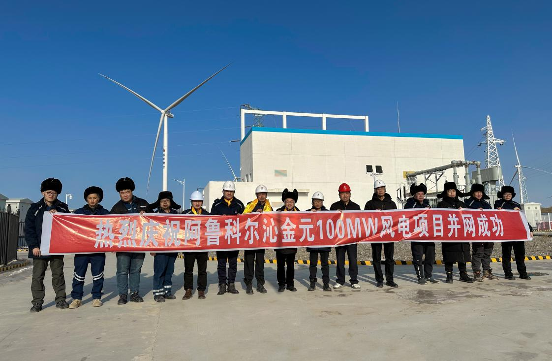 貴州金元目前裝機(jī)、單機(jī)容量最大的風(fēng)電項(xiàng)目并網(wǎng)成功