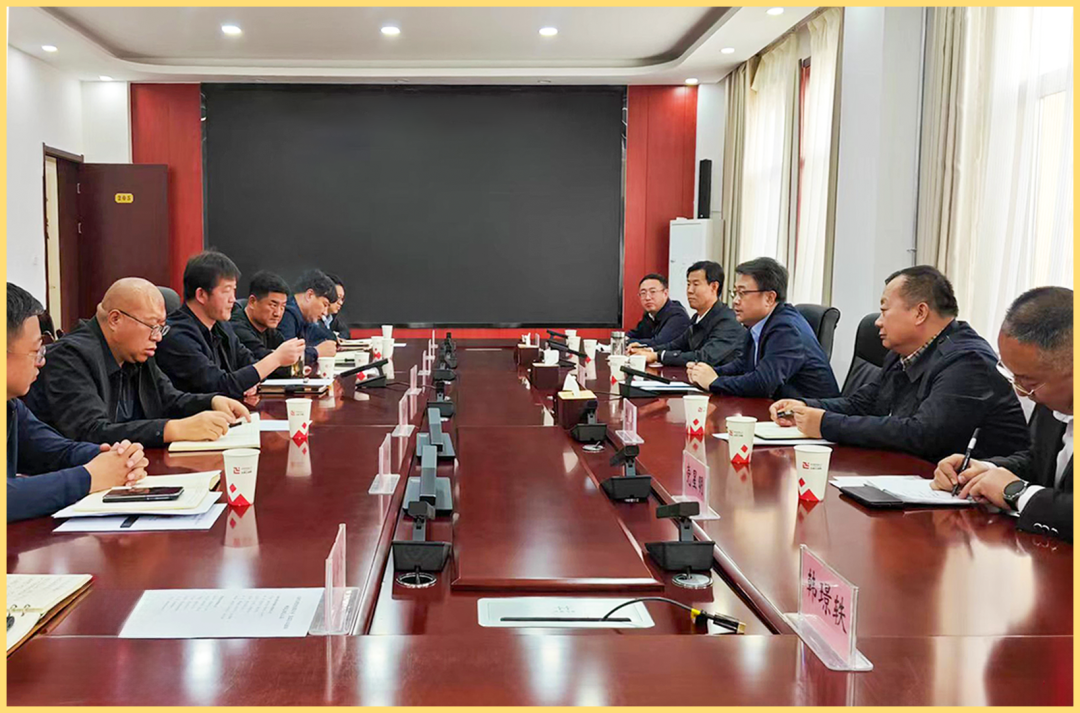 大唐甘肅公司黨委書記、董事長(zhǎng)王國(guó)金會(huì)見(jiàn)景泰縣委副書記、縣長(zhǎng)陳啟智