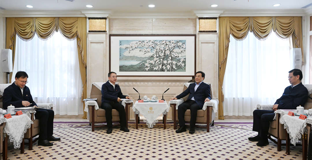 大唐集團(tuán)董事長(zhǎng)鄒磊、總經(jīng)理張傳江拜會(huì)江蘇省委書記信長(zhǎng)星、省長(zhǎng)許昆林