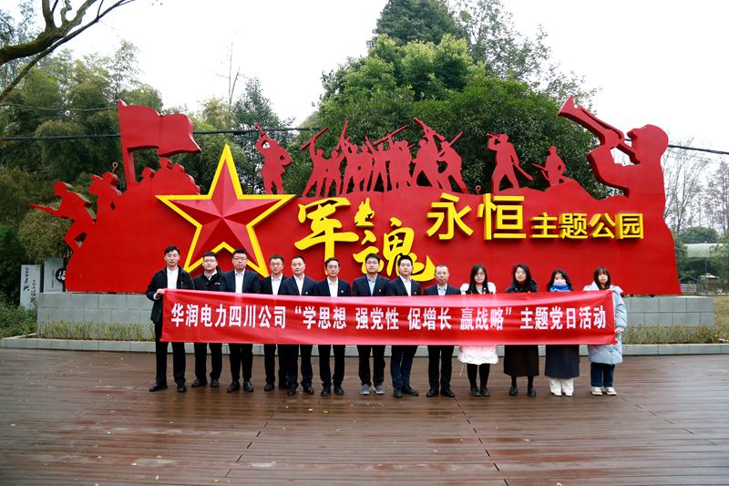 華潤(rùn)電力四川公司聯(lián)合華潤(rùn)集團(tuán)在川企業(yè)開(kāi)展“學(xué)思想、強(qiáng)黨性、促增長(zhǎng)、贏戰(zhàn)略”主題黨日活動(dòng)